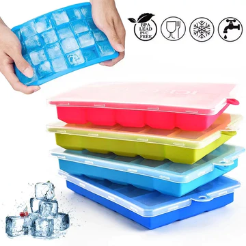 15 Cubes Silicone Ice Cube Tray Online In Pakistan